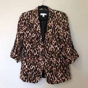 Cheetah Print Blazer